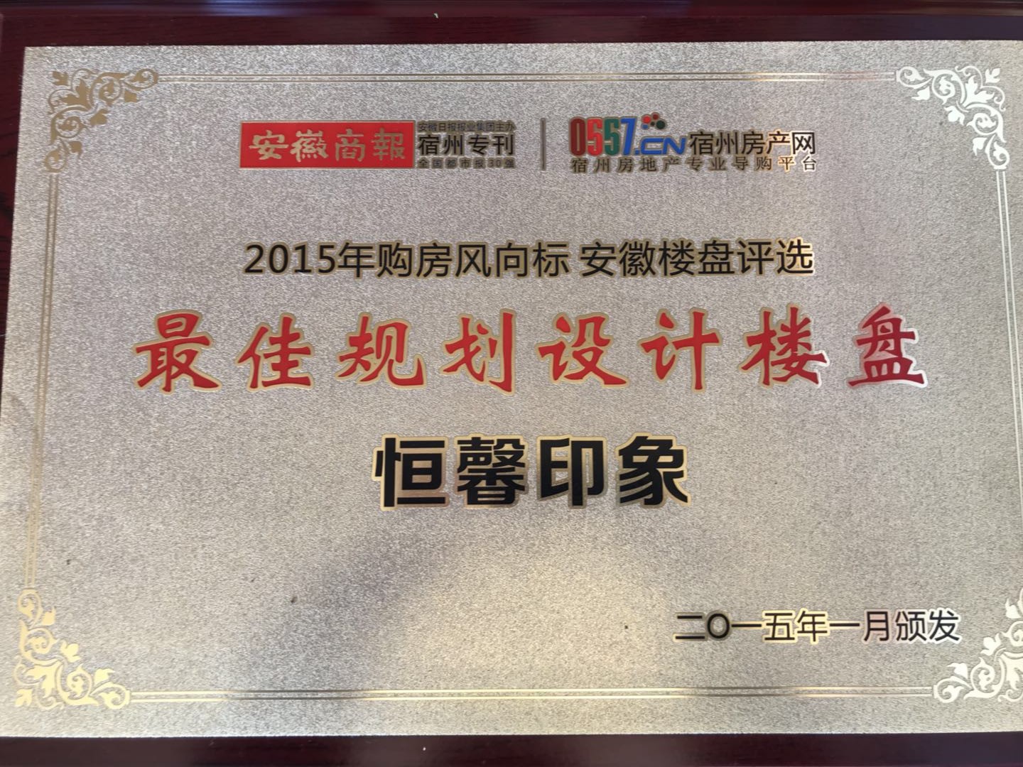  2015年最佳规划设计楼盘