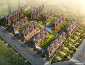 鸟瞰图（三里洋房）